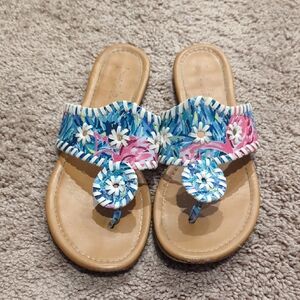 Tropical Floral Women's Sandals